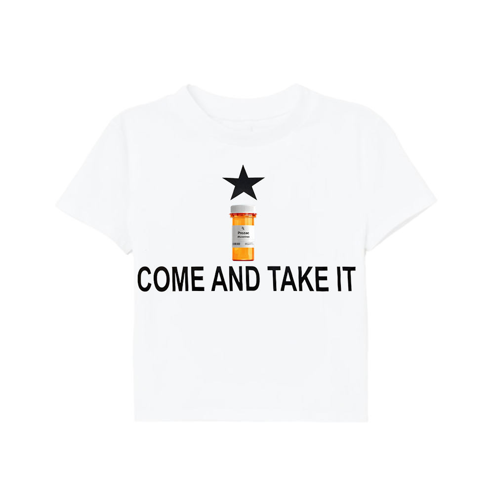come and take it baby tee