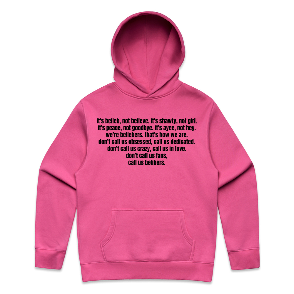 belibers hoodie