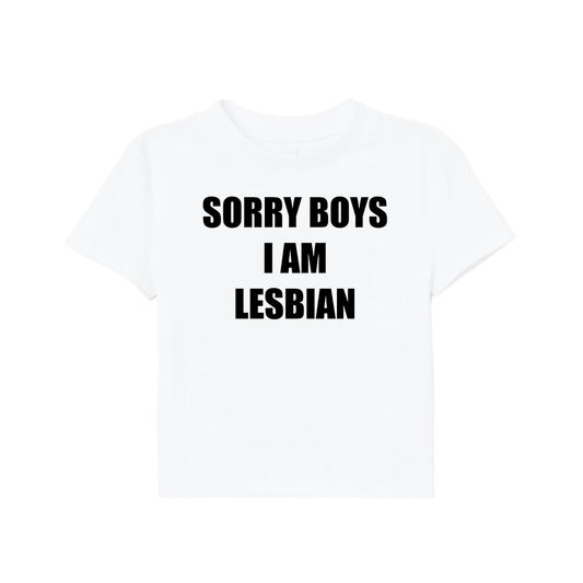 I am lesbian baby tee