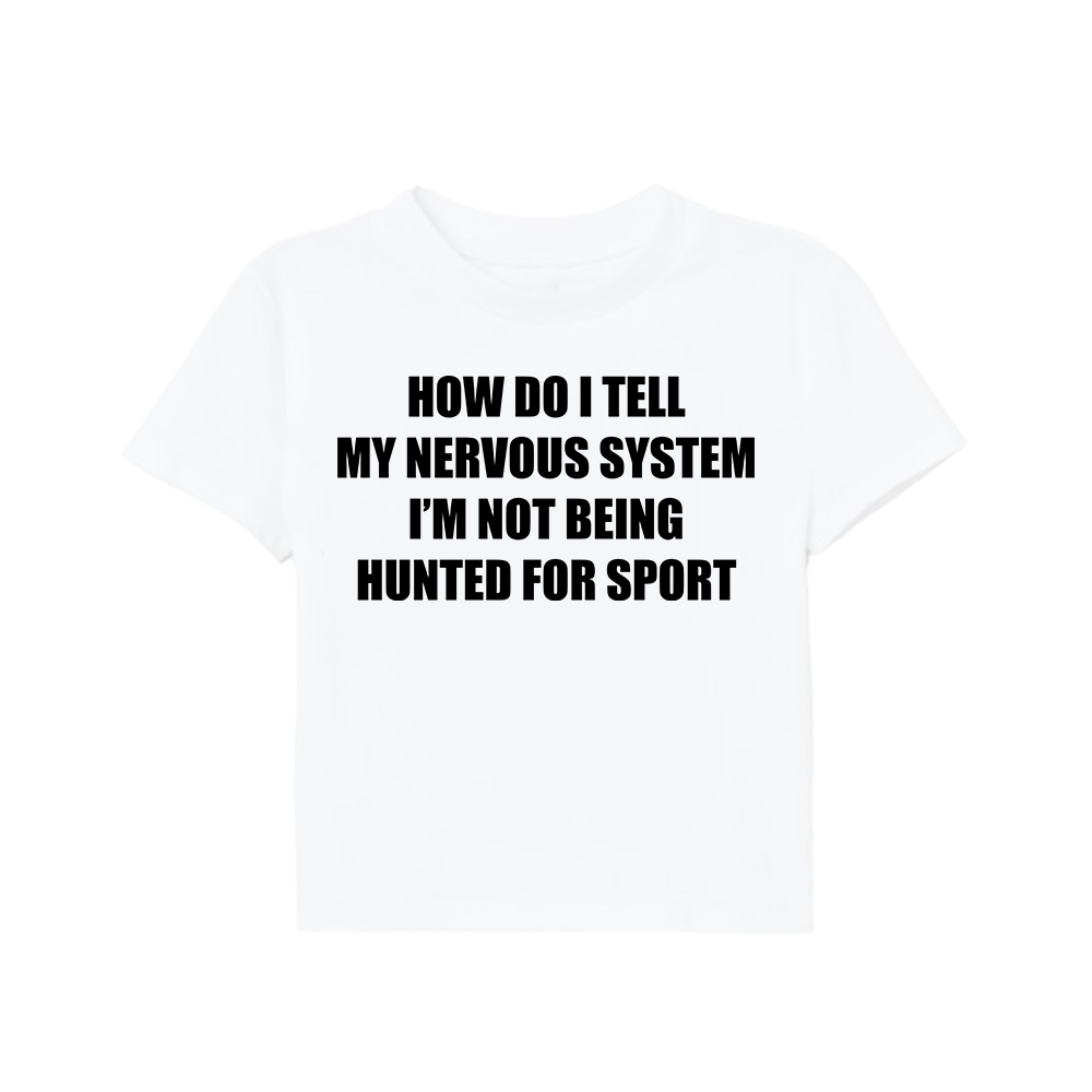 no more anxiety baby tee